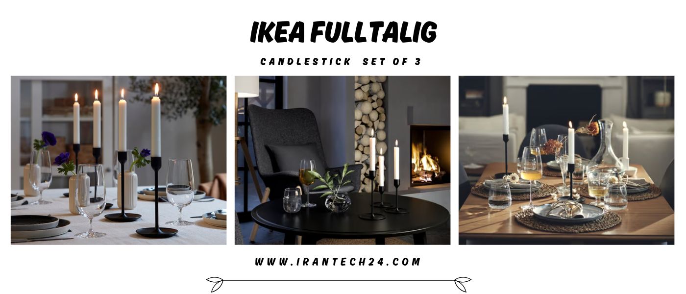 جاشمعی-سه عددی-مشکی-ایکیا